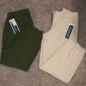 2 pairs of old navy work pants